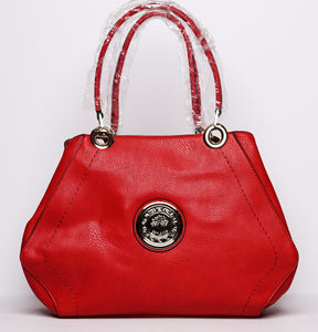 Fashion Top Handle Satchel (Colors: Red, Brown, Black, Mustard)