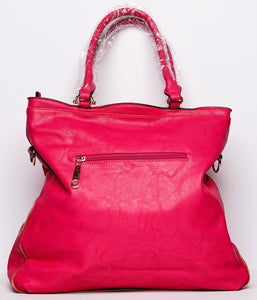 Fashion Shoulder Hobo Bag (Colors: Black, Pink, Red)