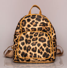 Load image into Gallery viewer, Leopard Backpack (Colors: Red, Camel Brown,Black)
